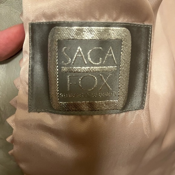 Saga white fur coat - Picture 2 of 2